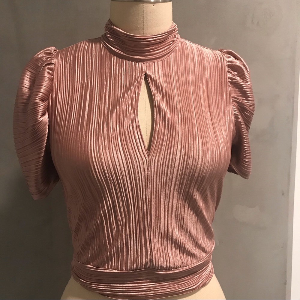 Blush blouse